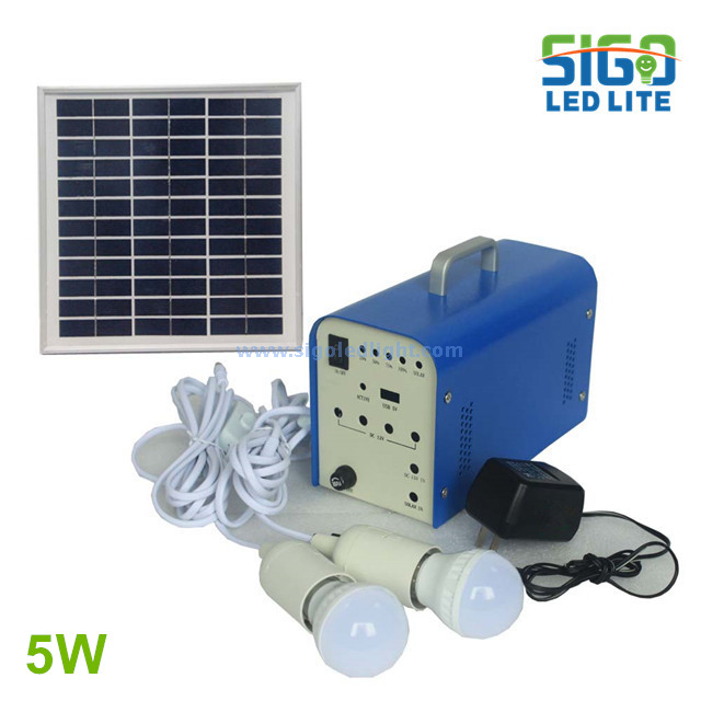 Solar home light system 5W
