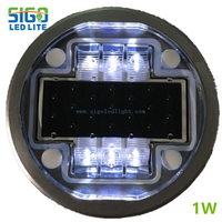 Heavy duty solar powered 2/4 sides LED spike lights for roads